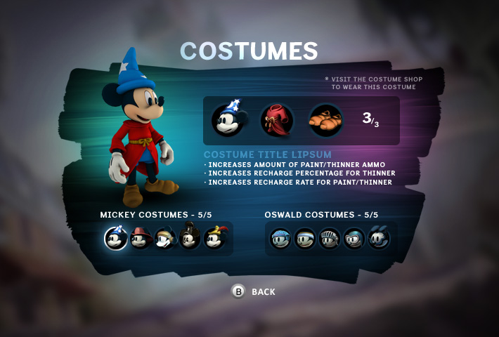 Epic Mickey 2: The Power of Two Game UI