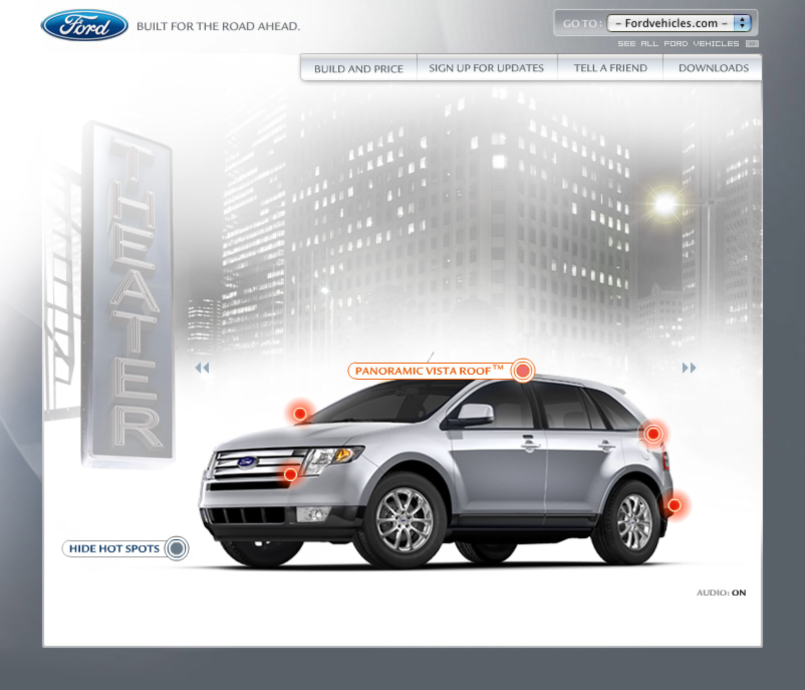 2007 Ford Edge Microsite