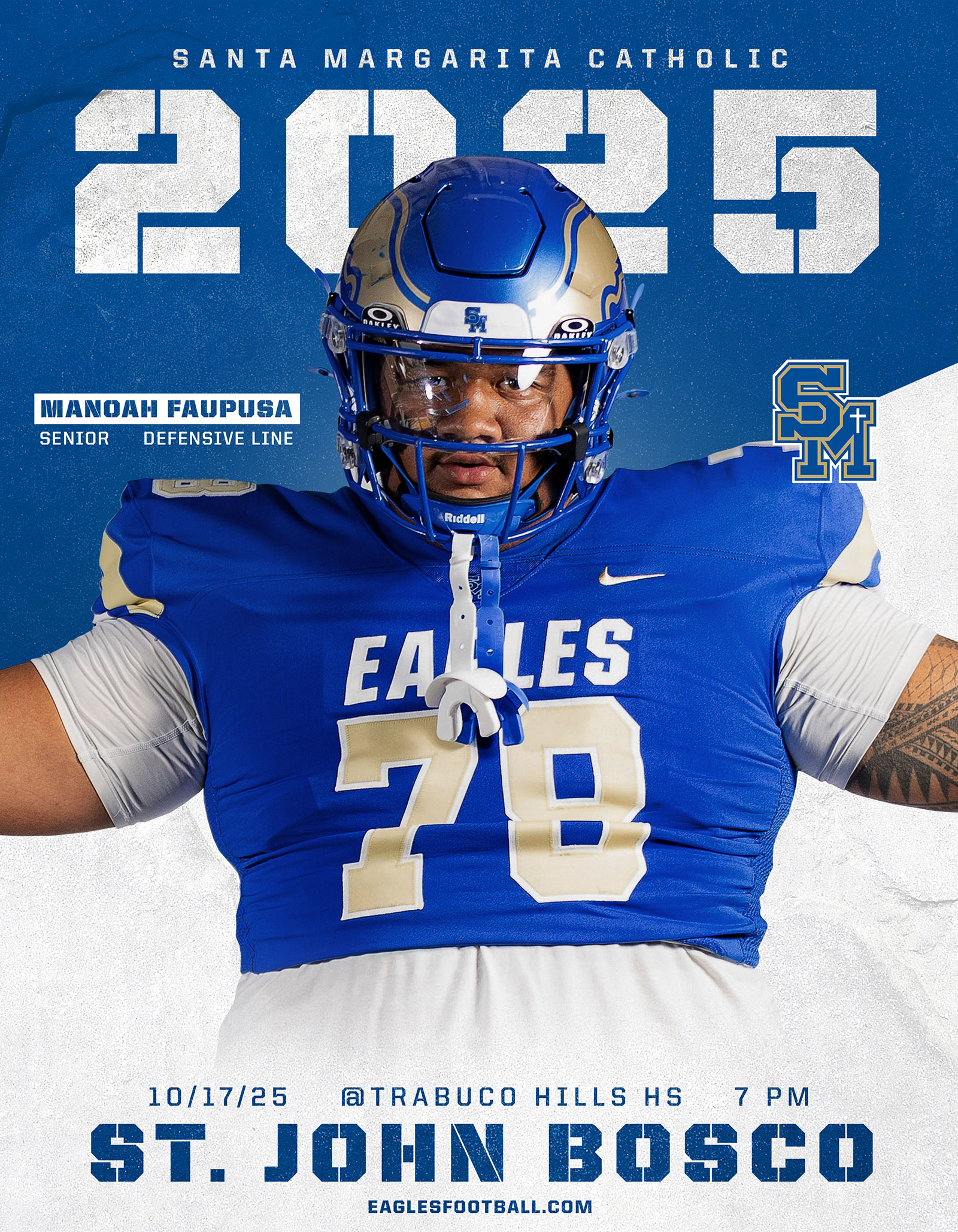 Santa Margarita Catholic Football game day program covers