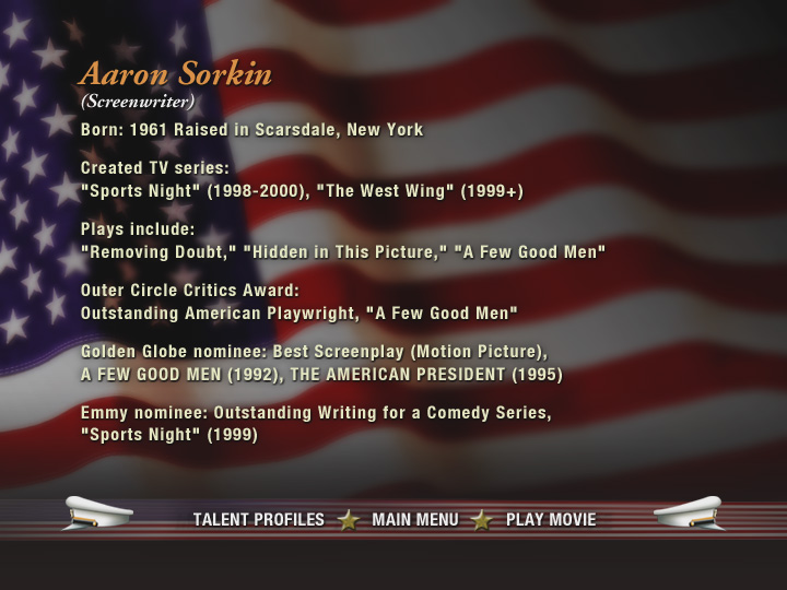 Sony - A Few Good Men - DVD Interface