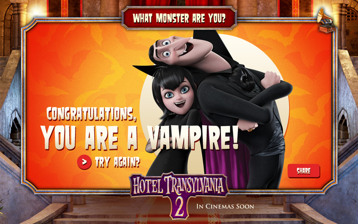 Hotel Transylvania 2: What Monster Are You?