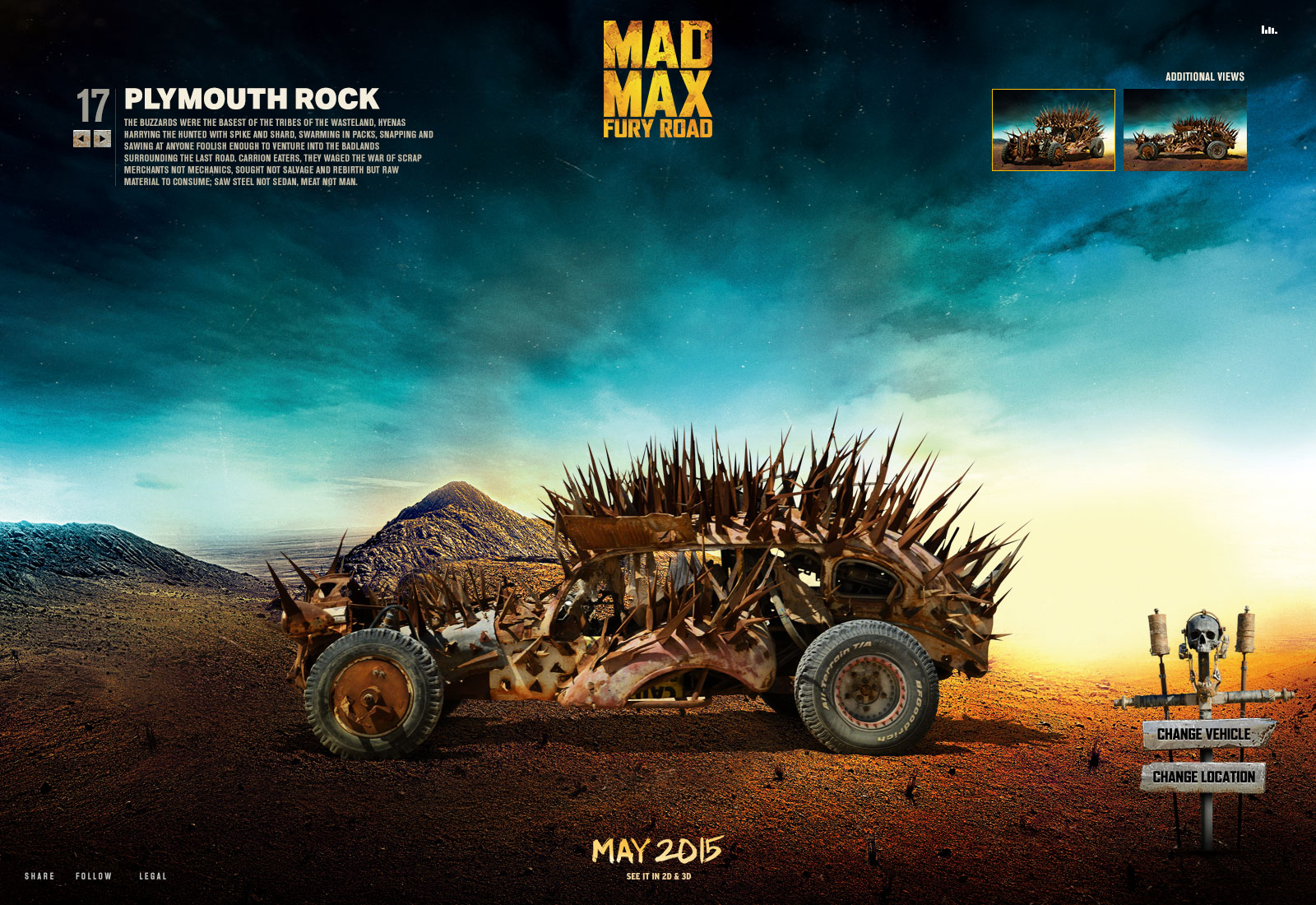 Mad Max: Fury Road - Vehicle Showcase